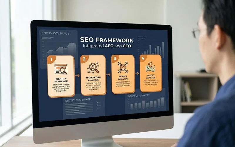 Updated 4-Stage Framework with AEO and GEO integrated